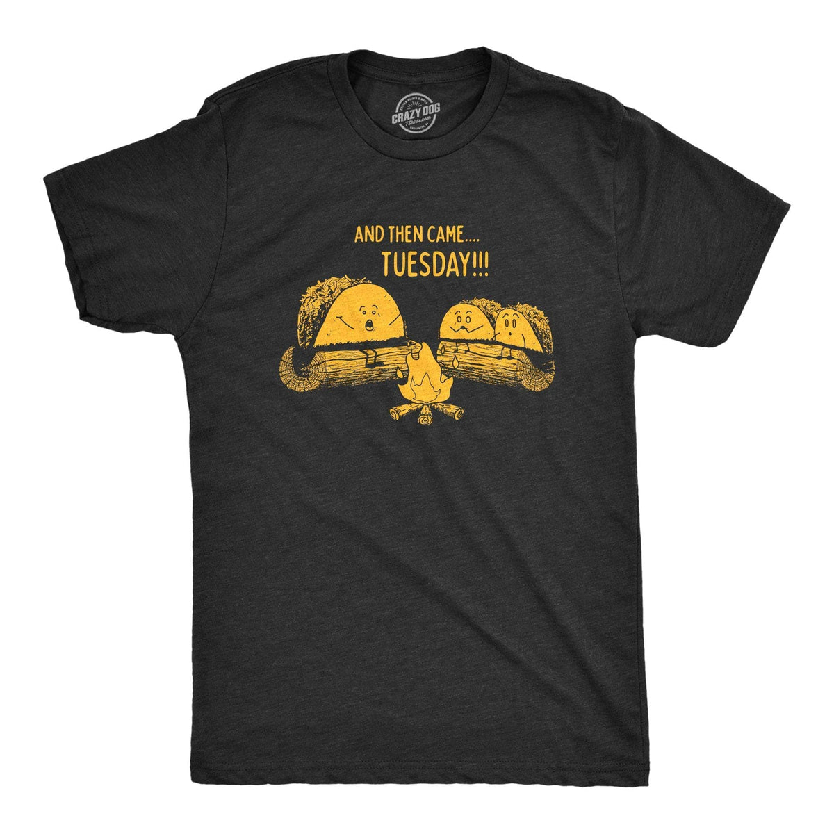 Taco Tuesday Ghost Story Men&#39;s Tshirt - Crazy Dog T-Shirts