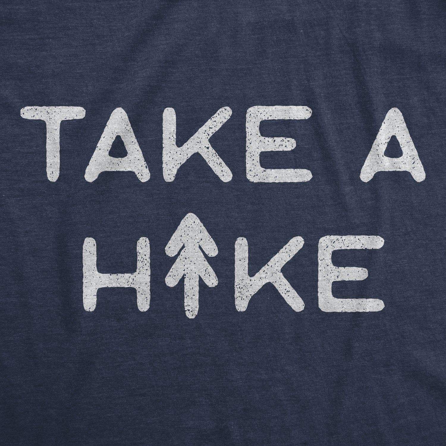 Take A Hike Men's Tshirt - Crazy Dog T-Shirts