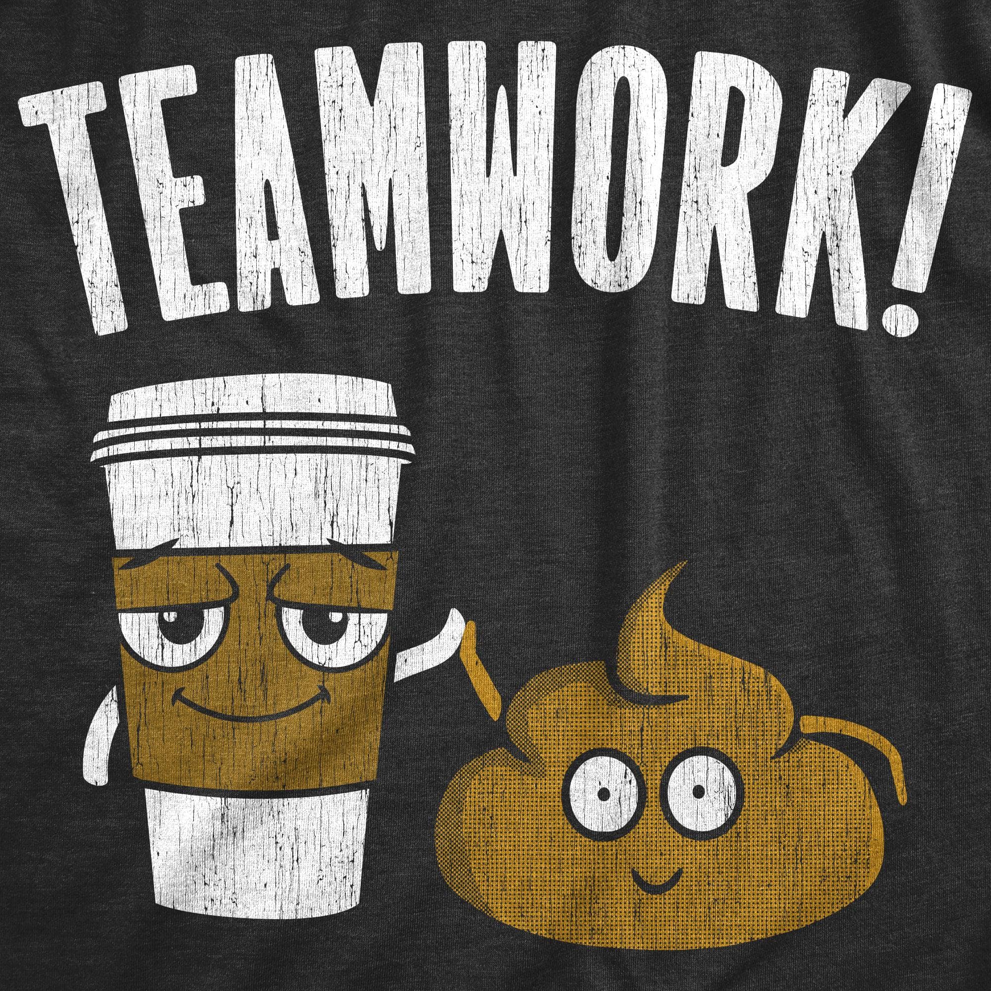 Teamwork Men's Tshirt  -  Crazy Dog T-Shirts