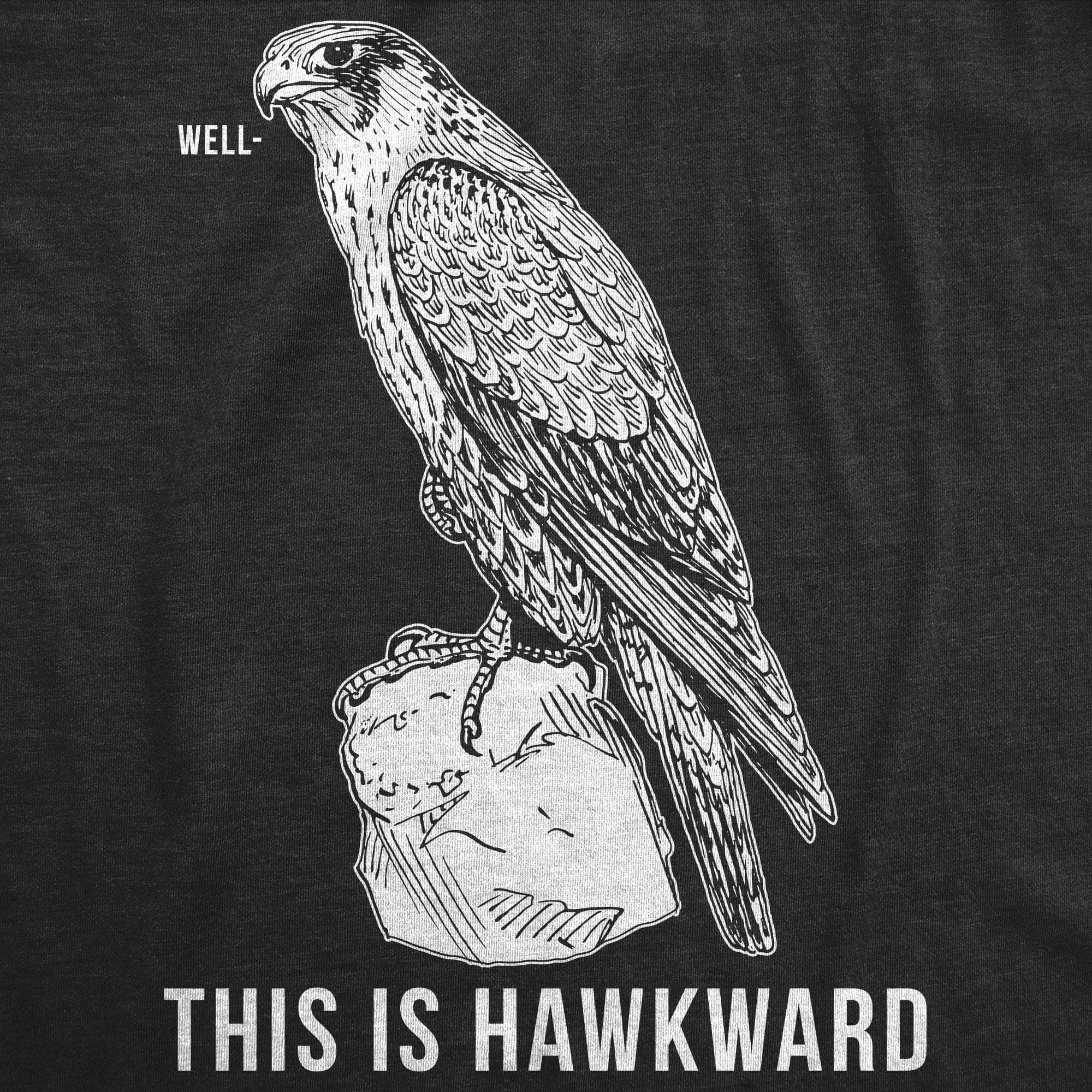 That's Hawkward Men's Tshirt - Crazy Dog T-Shirts