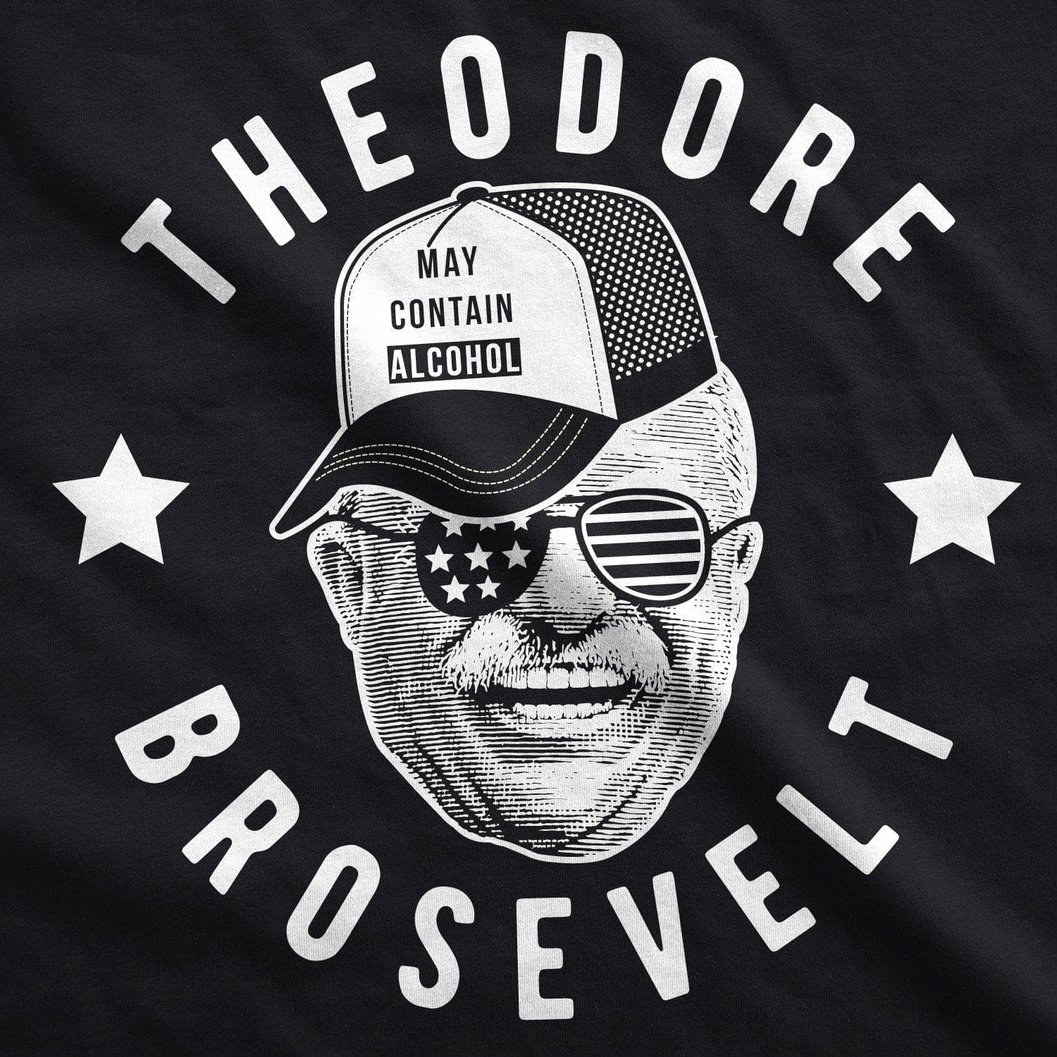 Theodore Brosevelt Men's Tshirt - Crazy Dog T-Shirts