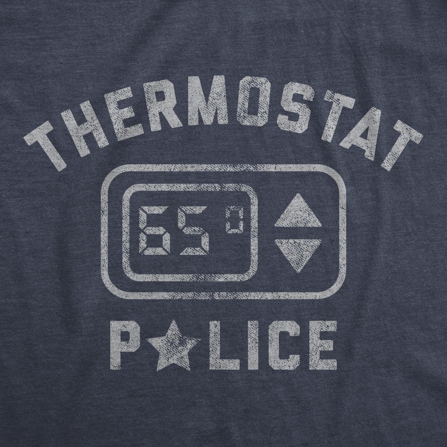 Thermostat Police Men's Tshirt - Crazy Dog T-Shirts