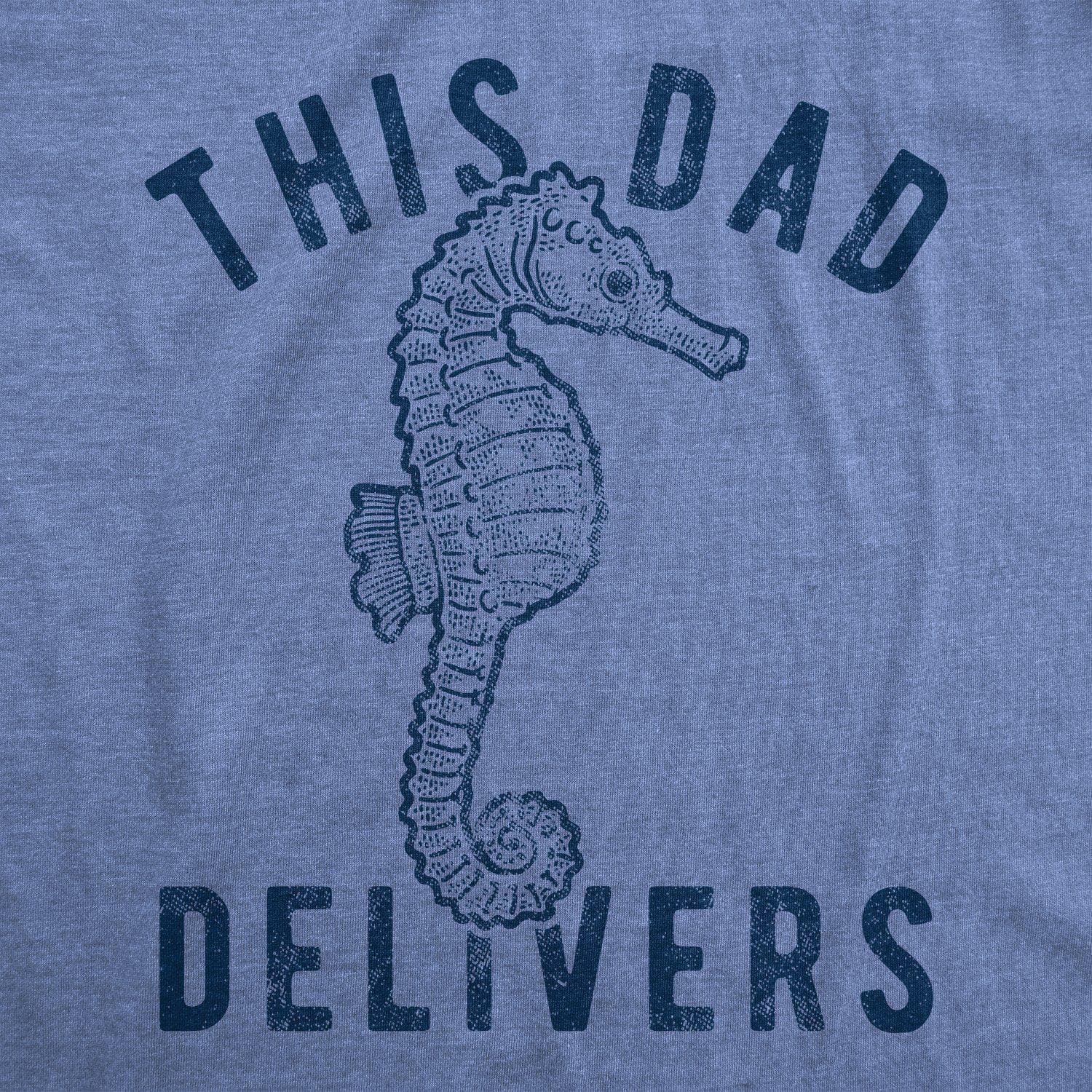 This Dad Delivers Men's Tshirt - Crazy Dog T-Shirts