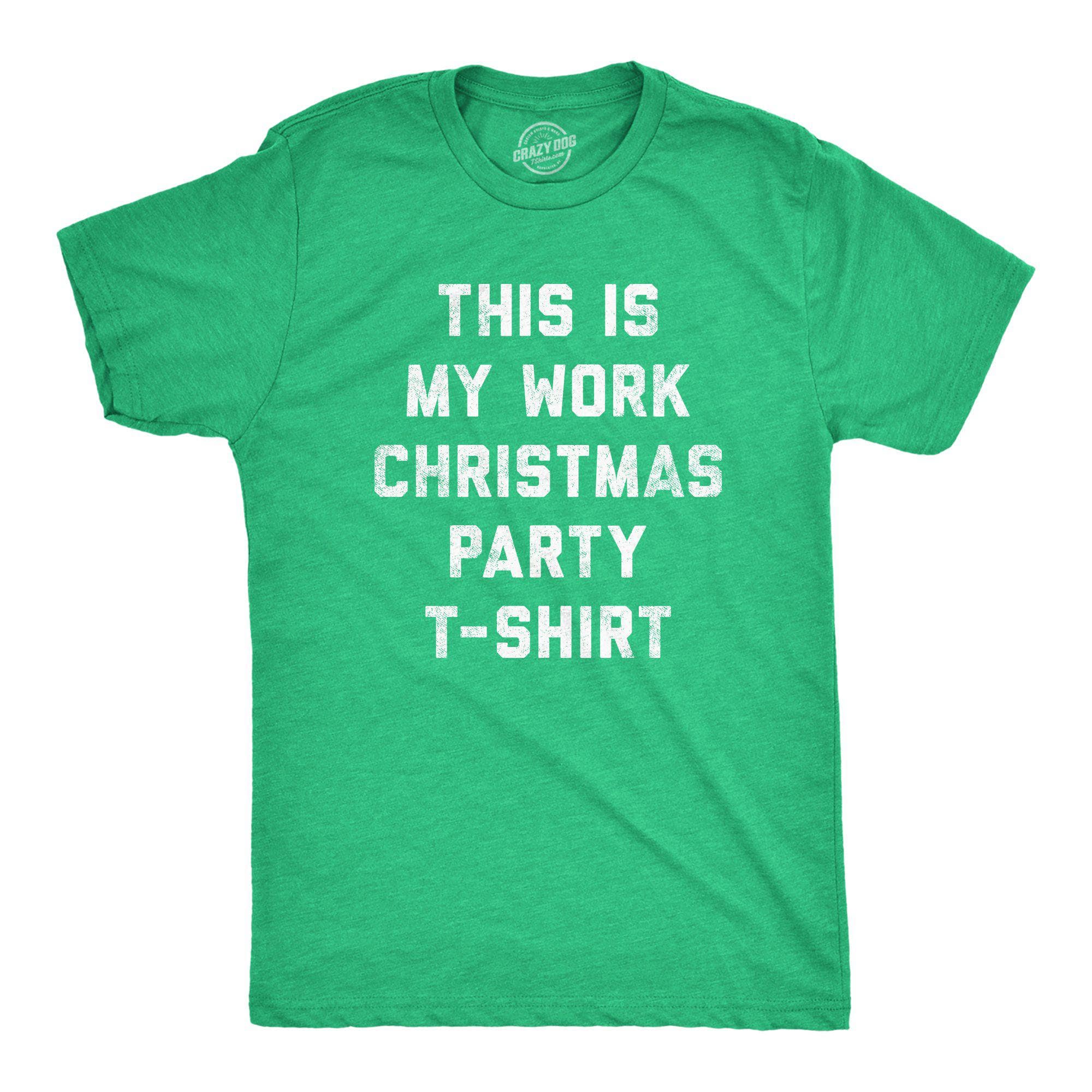 This Is My Work Christmas Party T-Shirt Men's Tshirt - Crazy Dog T-Shirts