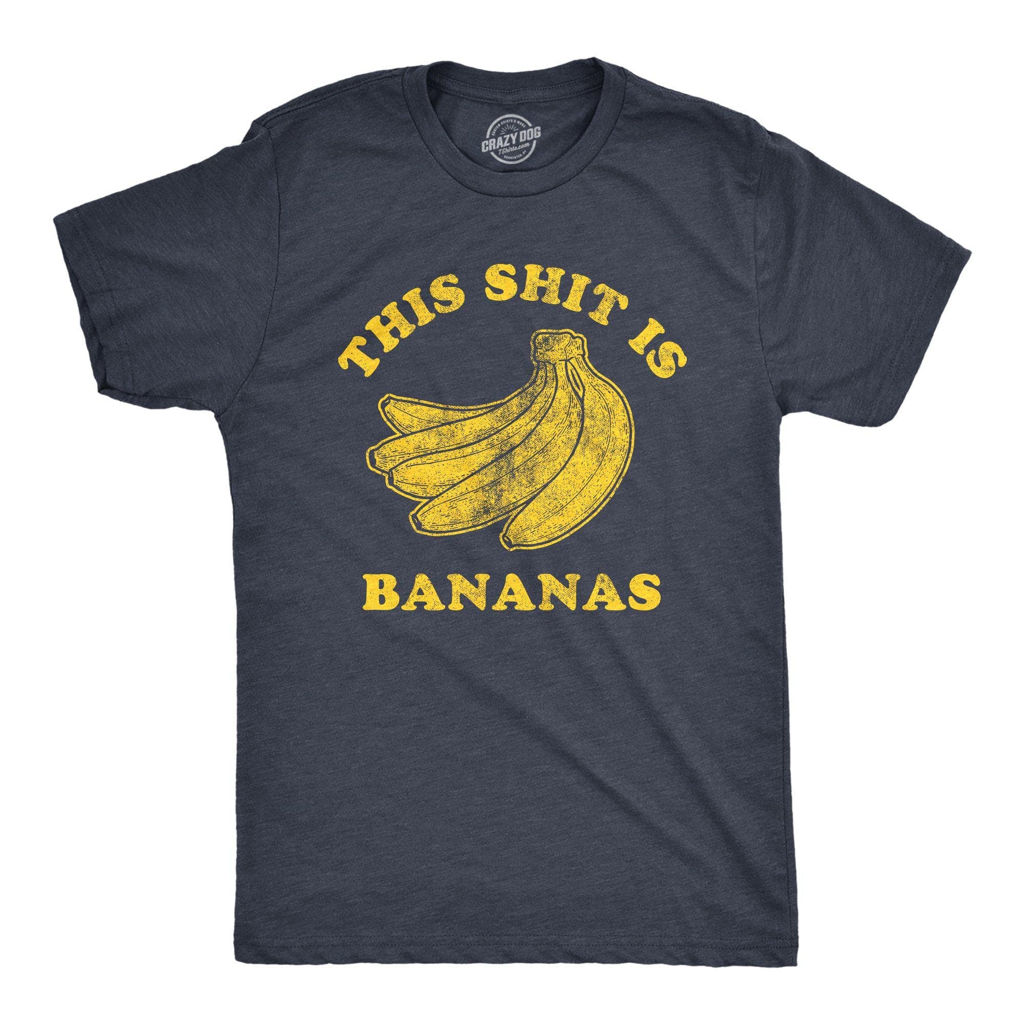 This Shit Is Bananas Men's Tshirt - Crazy Dog T-Shirts