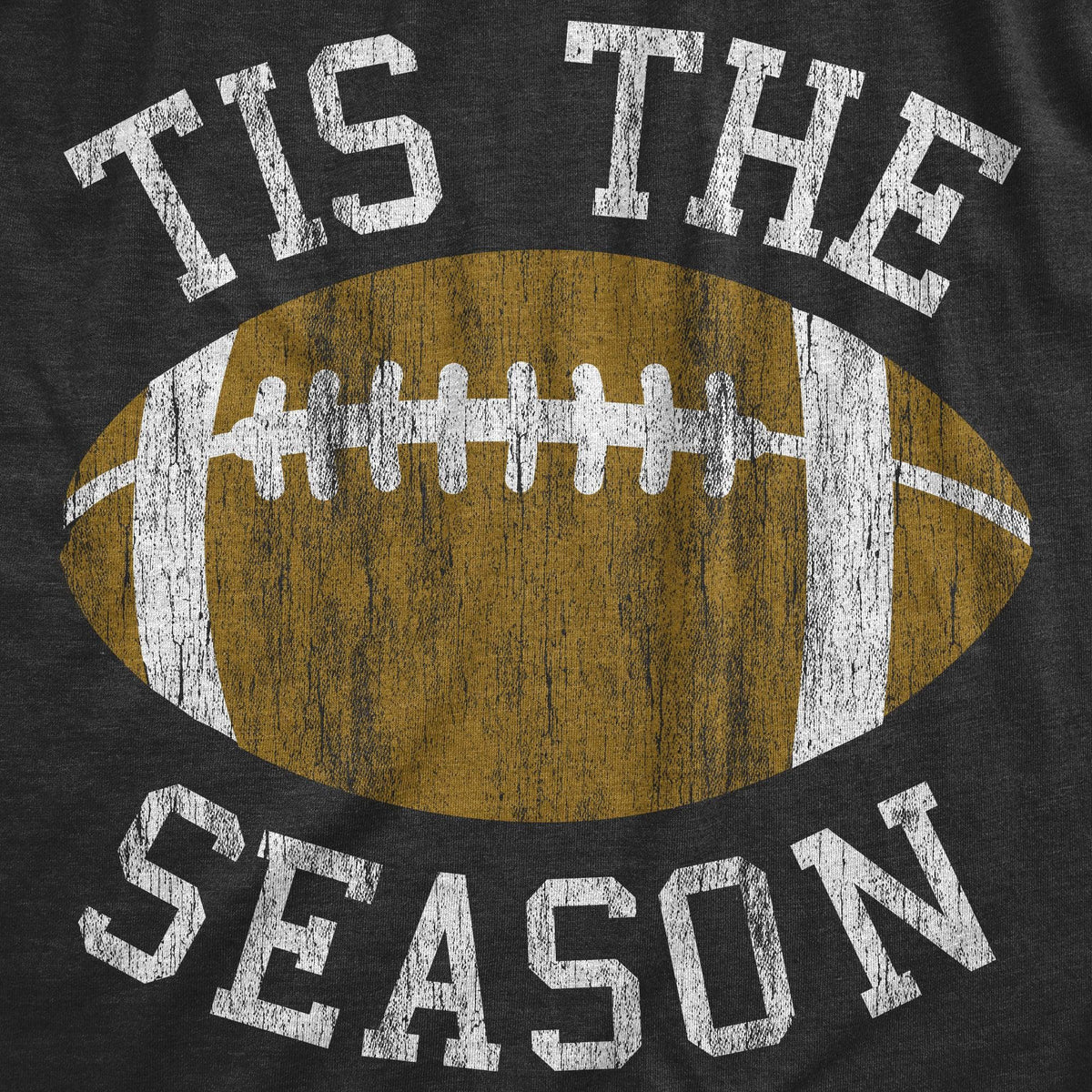 Tis The Season Football Men&#39;s Tshirt  -  Crazy Dog T-Shirts