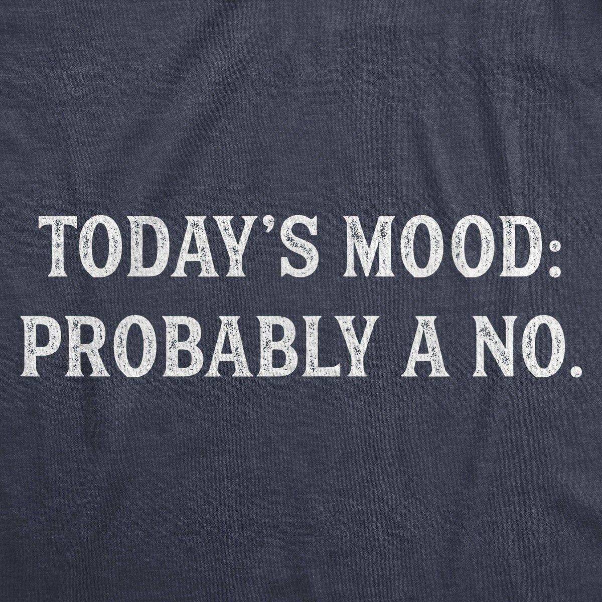 Today&#39;s Mood: Probably A No Men&#39;s Tshirt - Crazy Dog T-Shirts