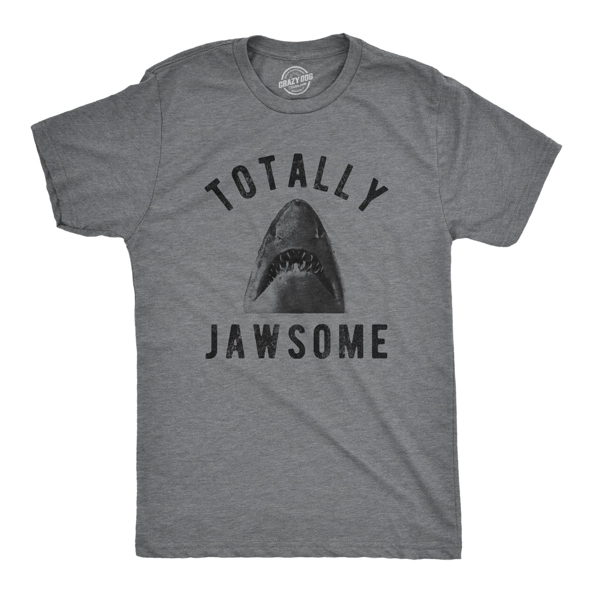 Totally Jawsome Men's Tshirt - Crazy Dog T-Shirts