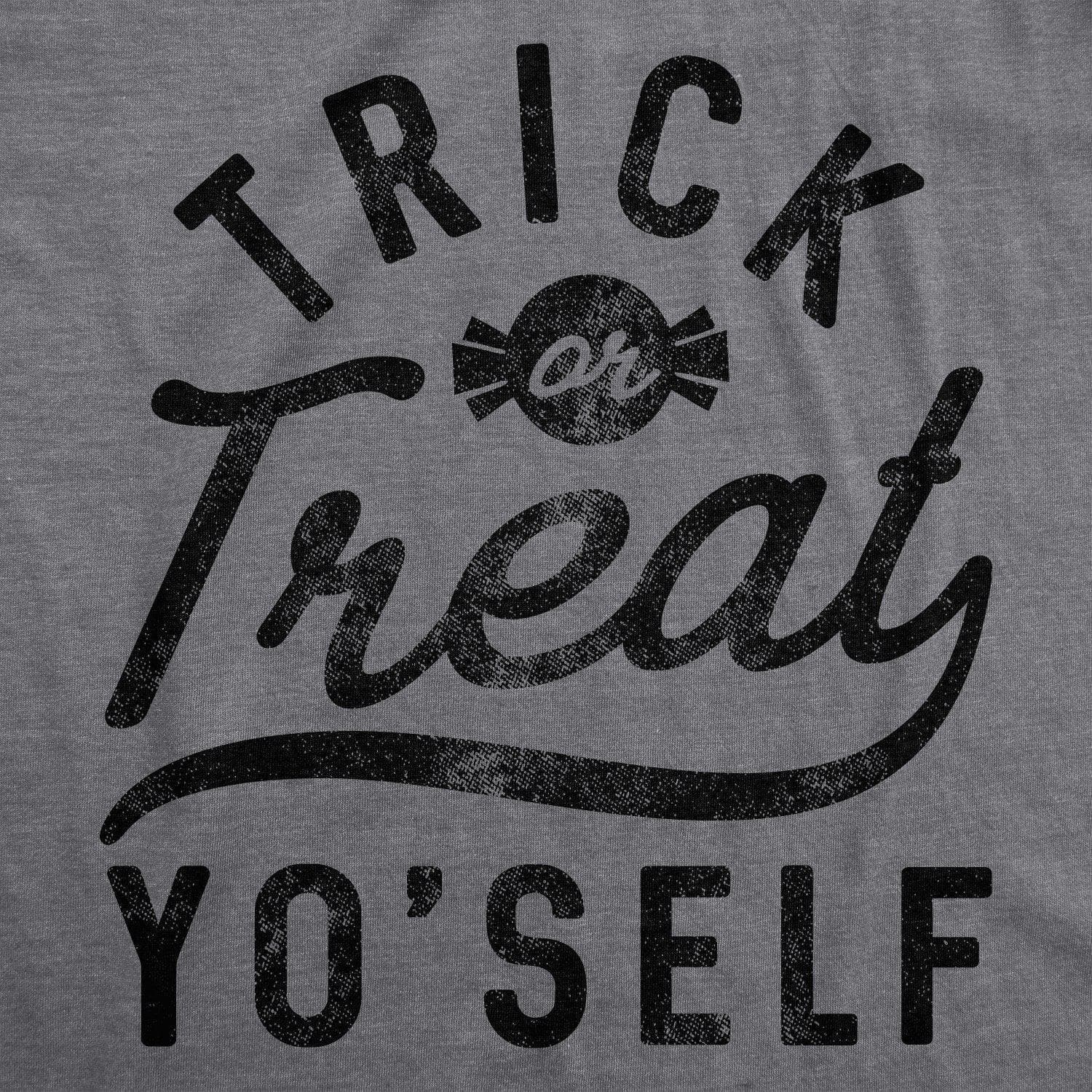 Trick Or Treat Yo'Self Men's Tshirt - Crazy Dog T-Shirts