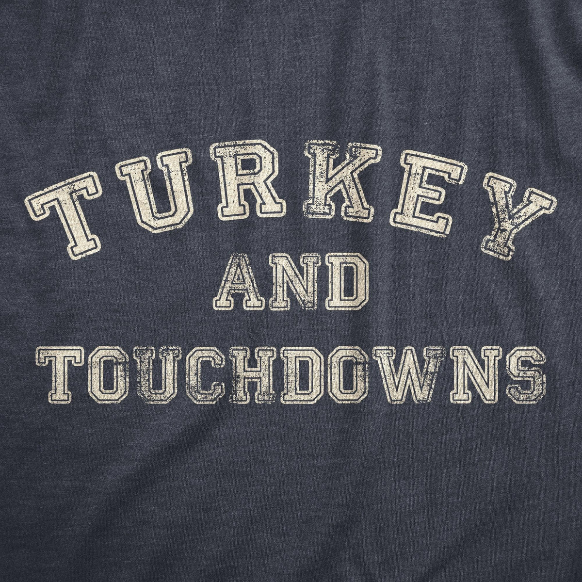 Turkey And Touchdowns Men&#39;s Tshirt  -  Crazy Dog T-Shirts