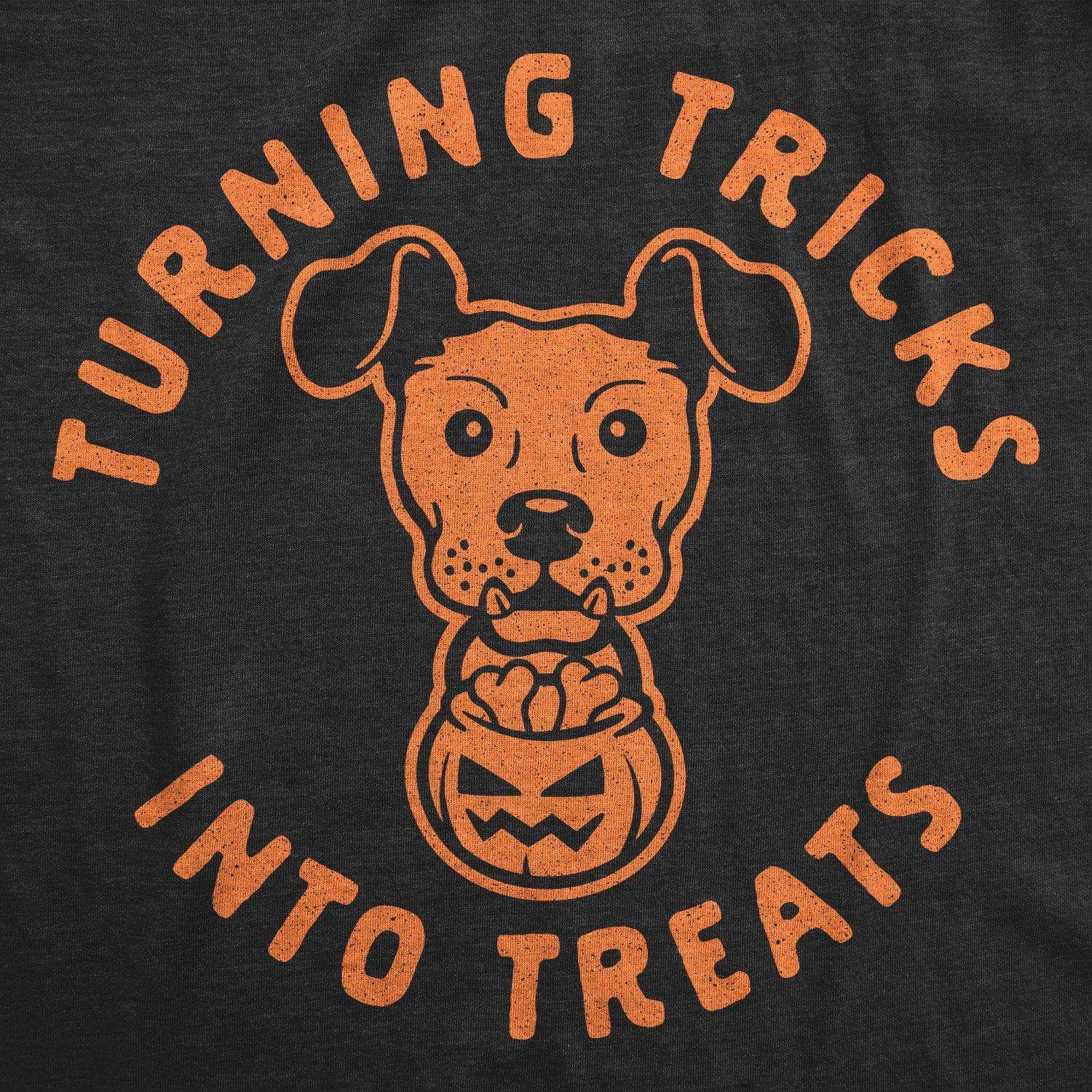 Turning Tricks Into Treats Men's Tshirt - Crazy Dog T-Shirts