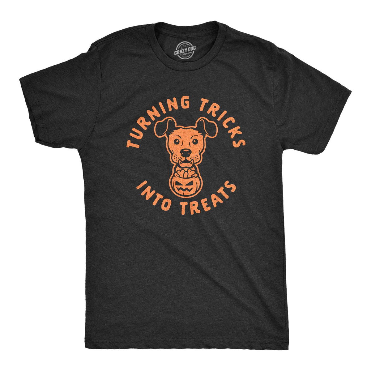Turning Tricks Into Treats Men&#39;s Tshirt - Crazy Dog T-Shirts
