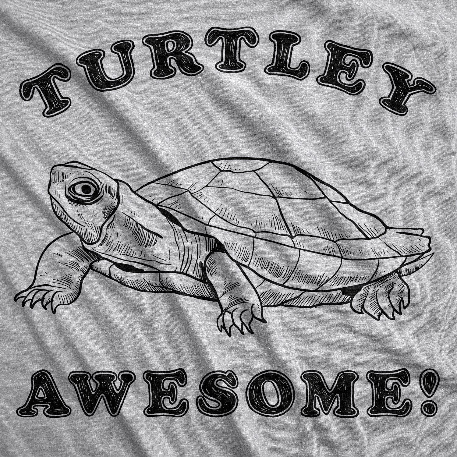 Turtley Awesome Men's Tshirt  -  Crazy Dog T-Shirts