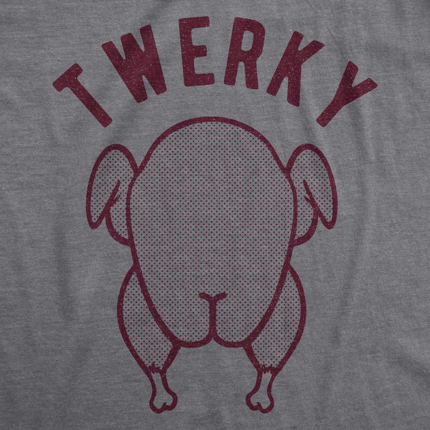 Twerky Men's Tshirt - Crazy Dog T-Shirts
