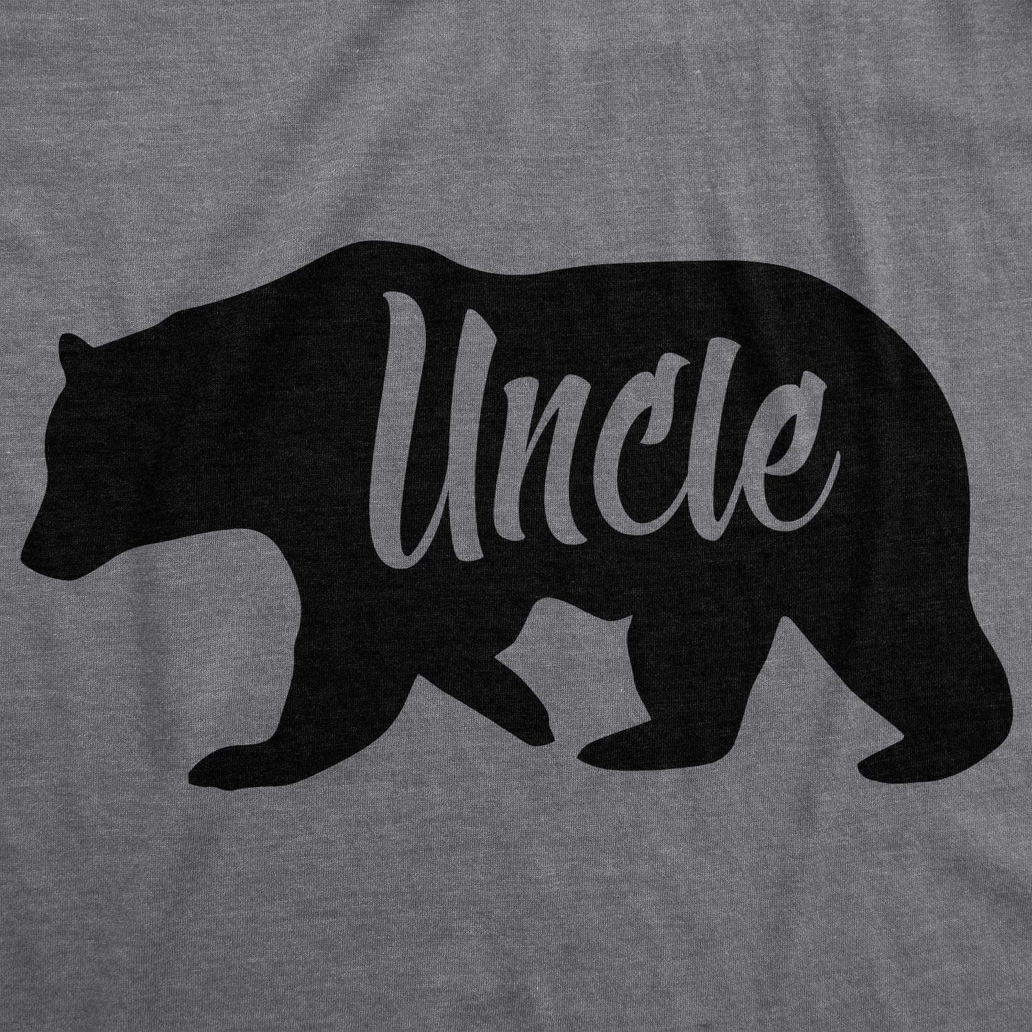 Uncle Bear Men's Tshirt  -  Crazy Dog T-Shirts