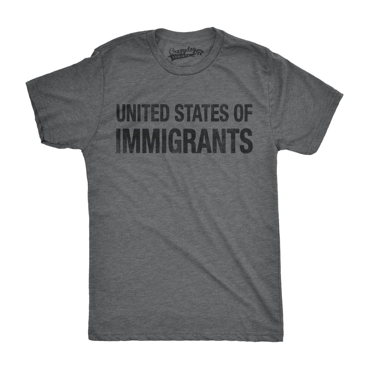 United States of Immigrants Men&#39;s Tshirt  -  Crazy Dog T-Shirts