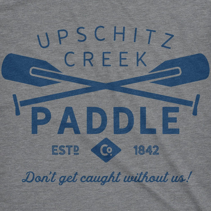 Upschitz Creek Men's Tshirt  -  Crazy Dog T-Shirts