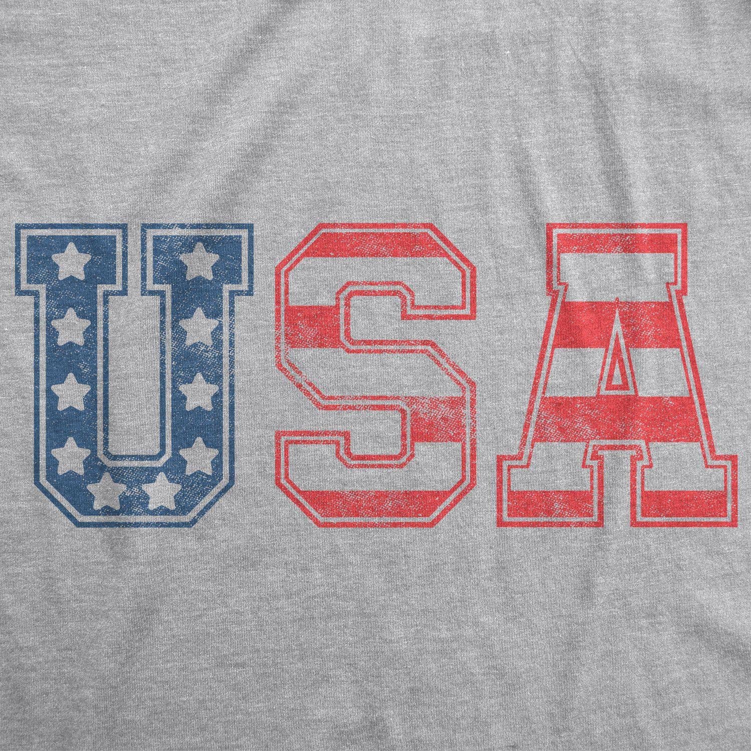 USA Men's Tshirt - Crazy Dog T-Shirts