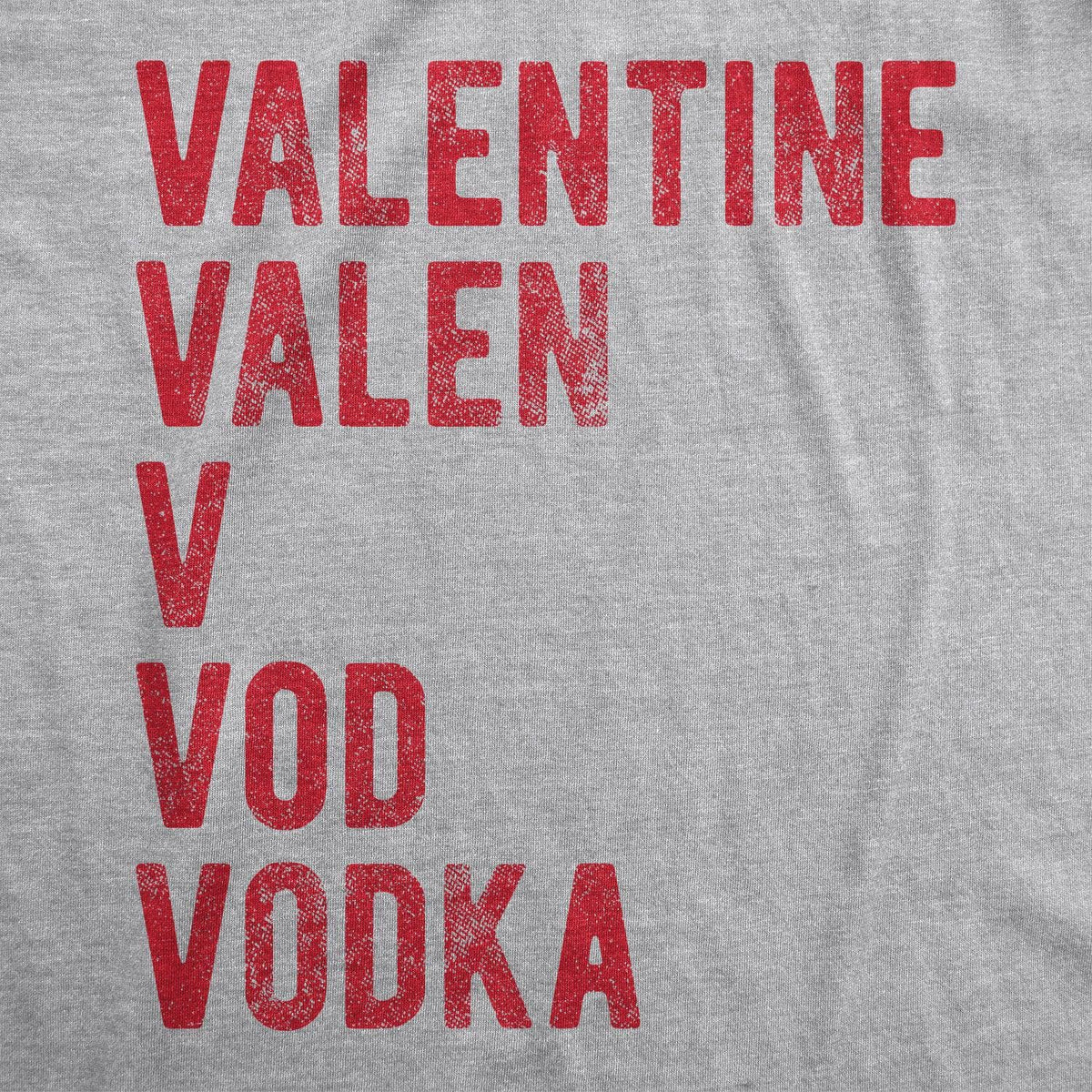 Valentines Day Vodka Men&#39;s Tshirt  -  Crazy Dog T-Shirts