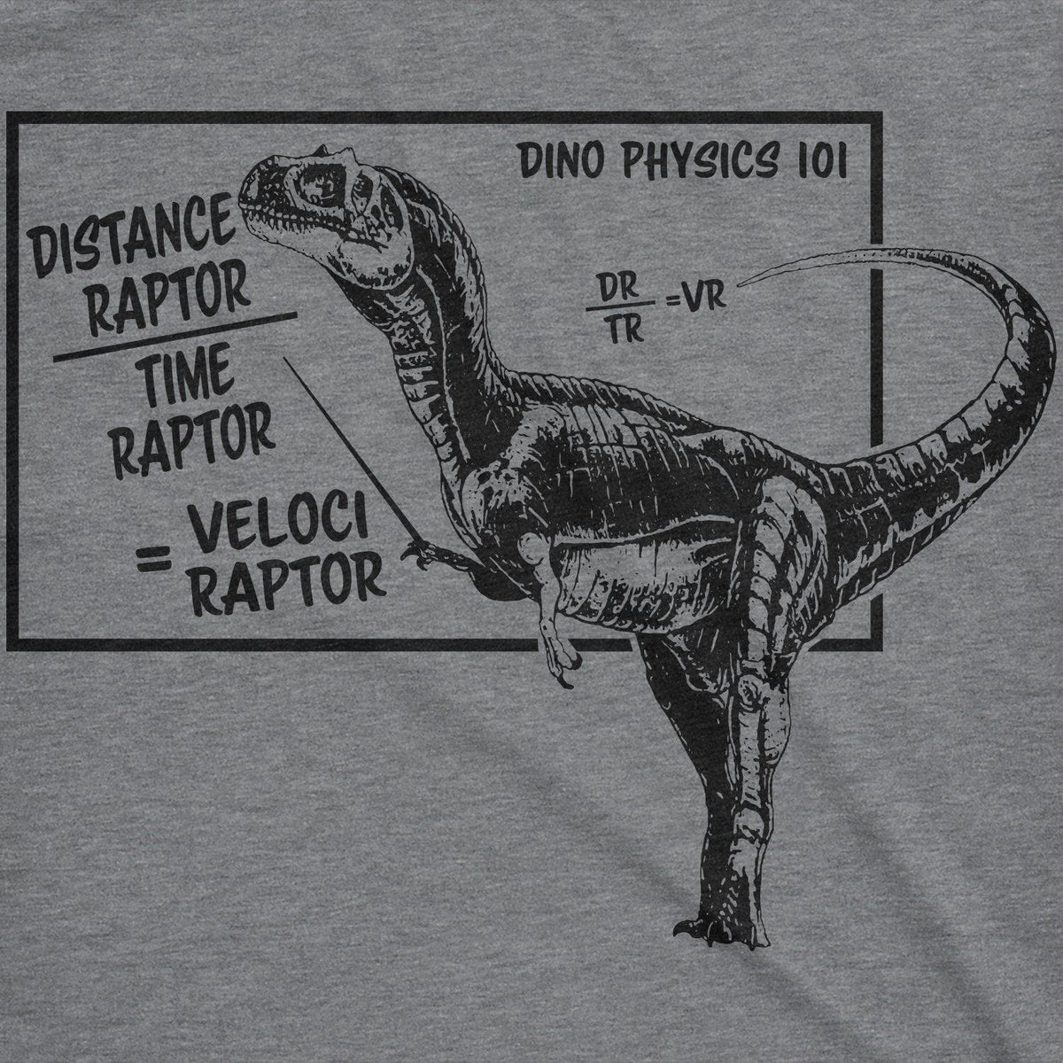 Velociraptor Men&#39;s Tshirt  -  Crazy Dog T-Shirts