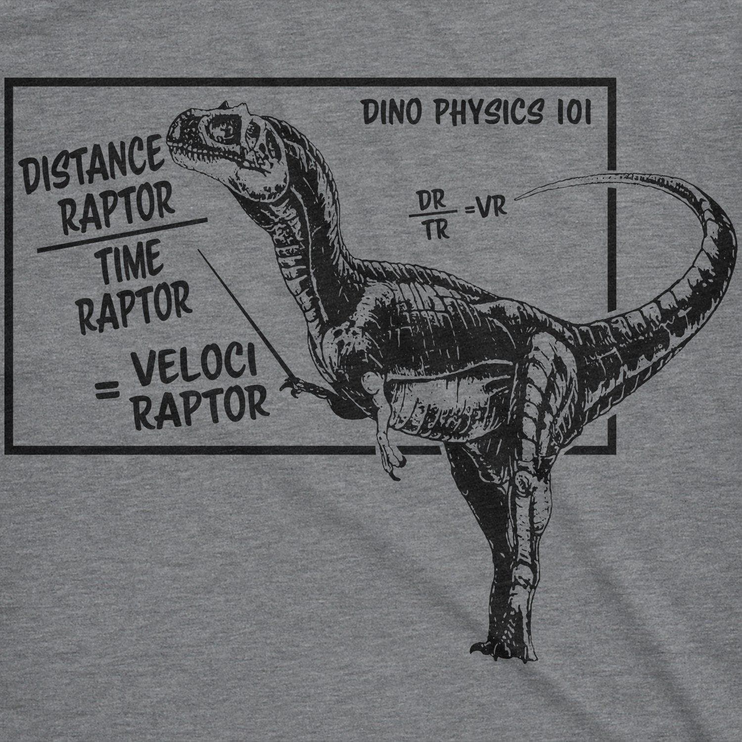 Velociraptor Men's Tshirt  -  Crazy Dog T-Shirts