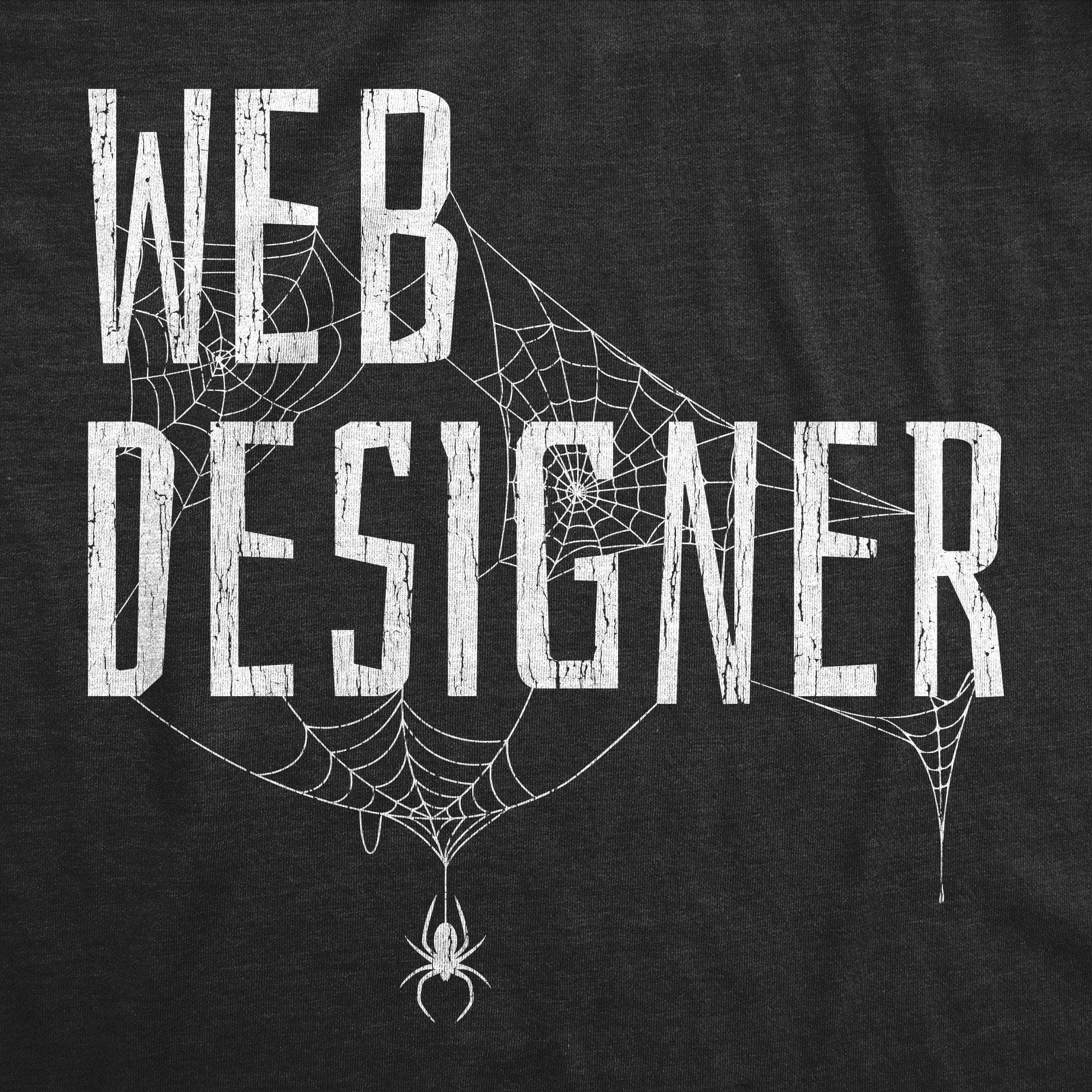 Web Designer Men's Tshirt - Crazy Dog T-Shirts
