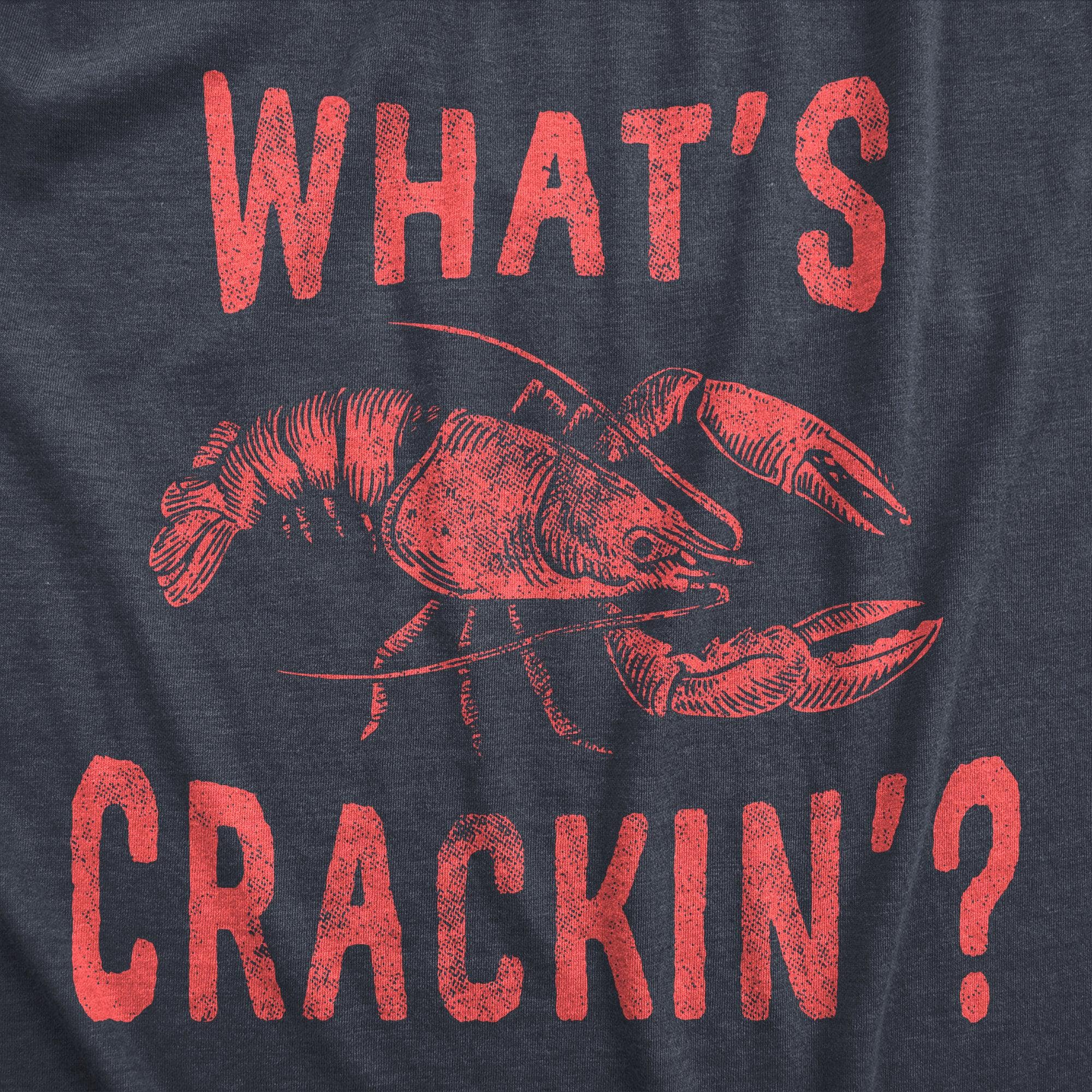 Whats Crackin Men's Tshirt  -  Crazy Dog T-Shirts