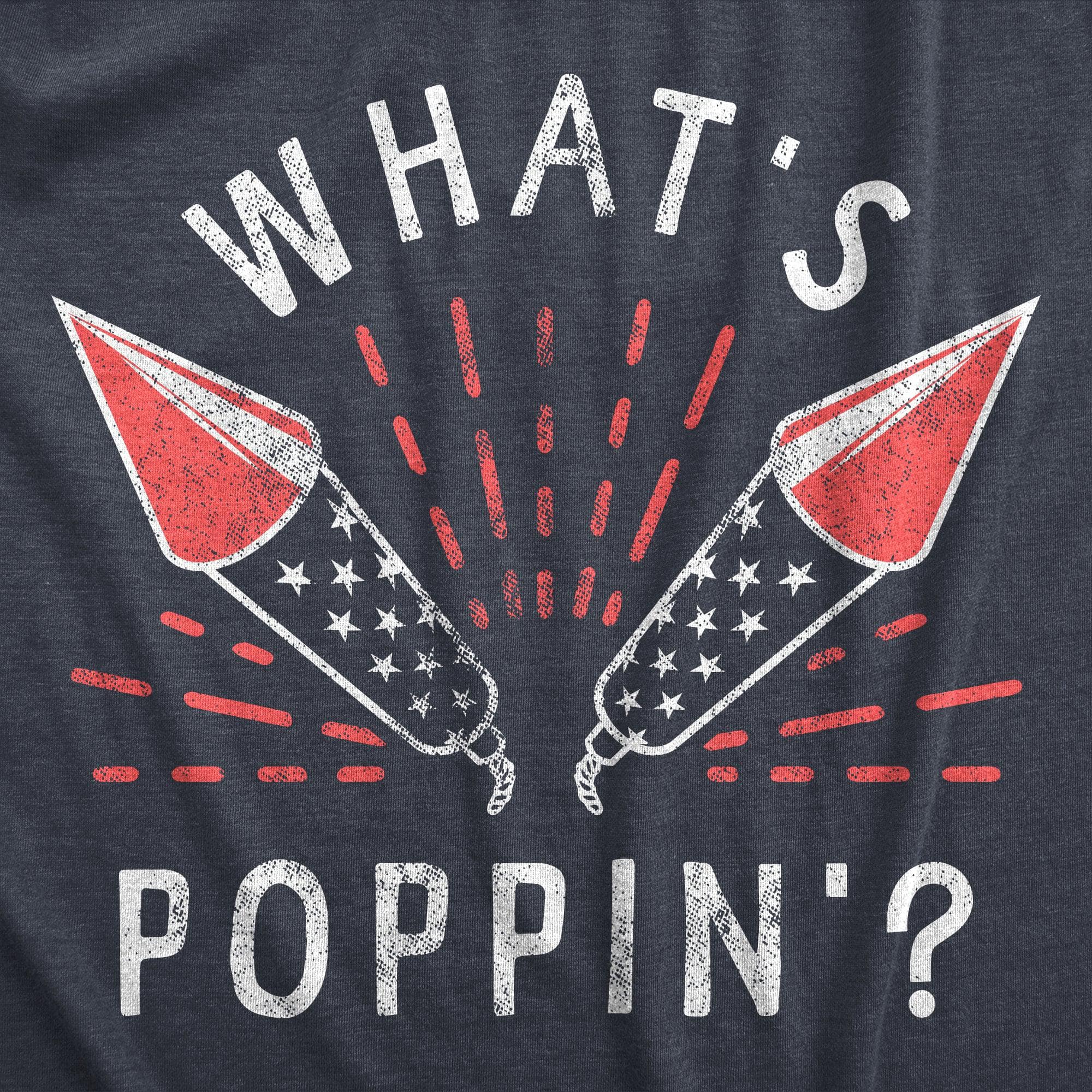 Whats Poppin Men's Tshirt  -  Crazy Dog T-Shirts