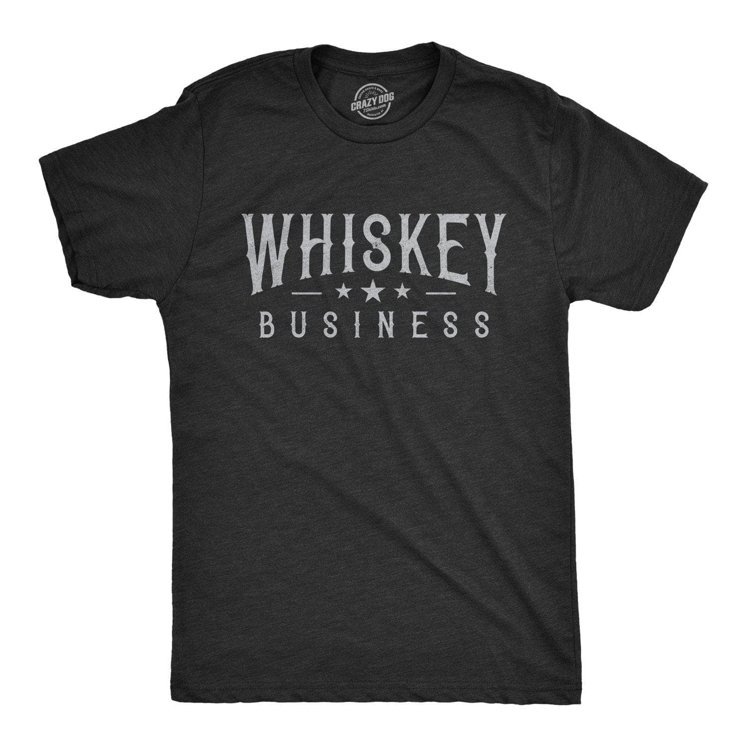 Whiskey Business Men's Tshirt  -  Crazy Dog T-Shirts