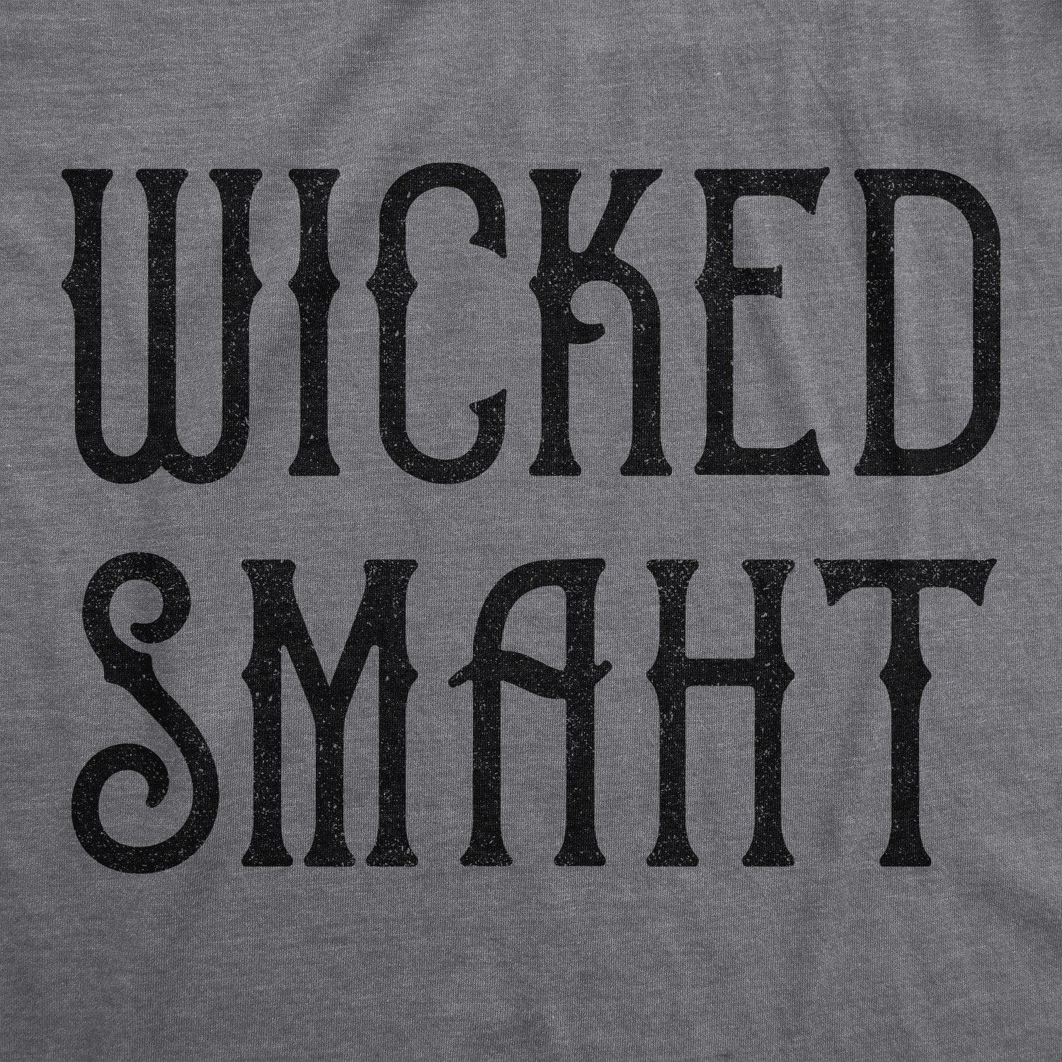 Wicked Smaht Men's Tshirt  -  Crazy Dog T-Shirts