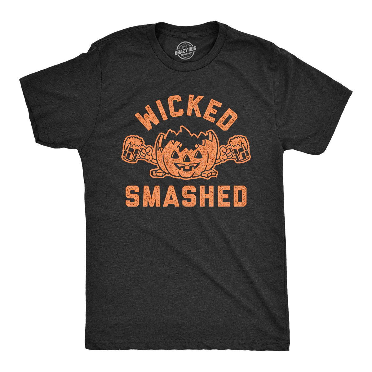 Wicked Smashed Men&#39;s Tshirt - Crazy Dog T-Shirts