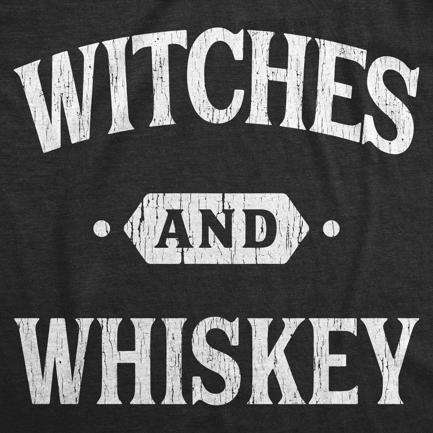 Witches And Whiskey Men's Tshirt - Crazy Dog T-Shirts