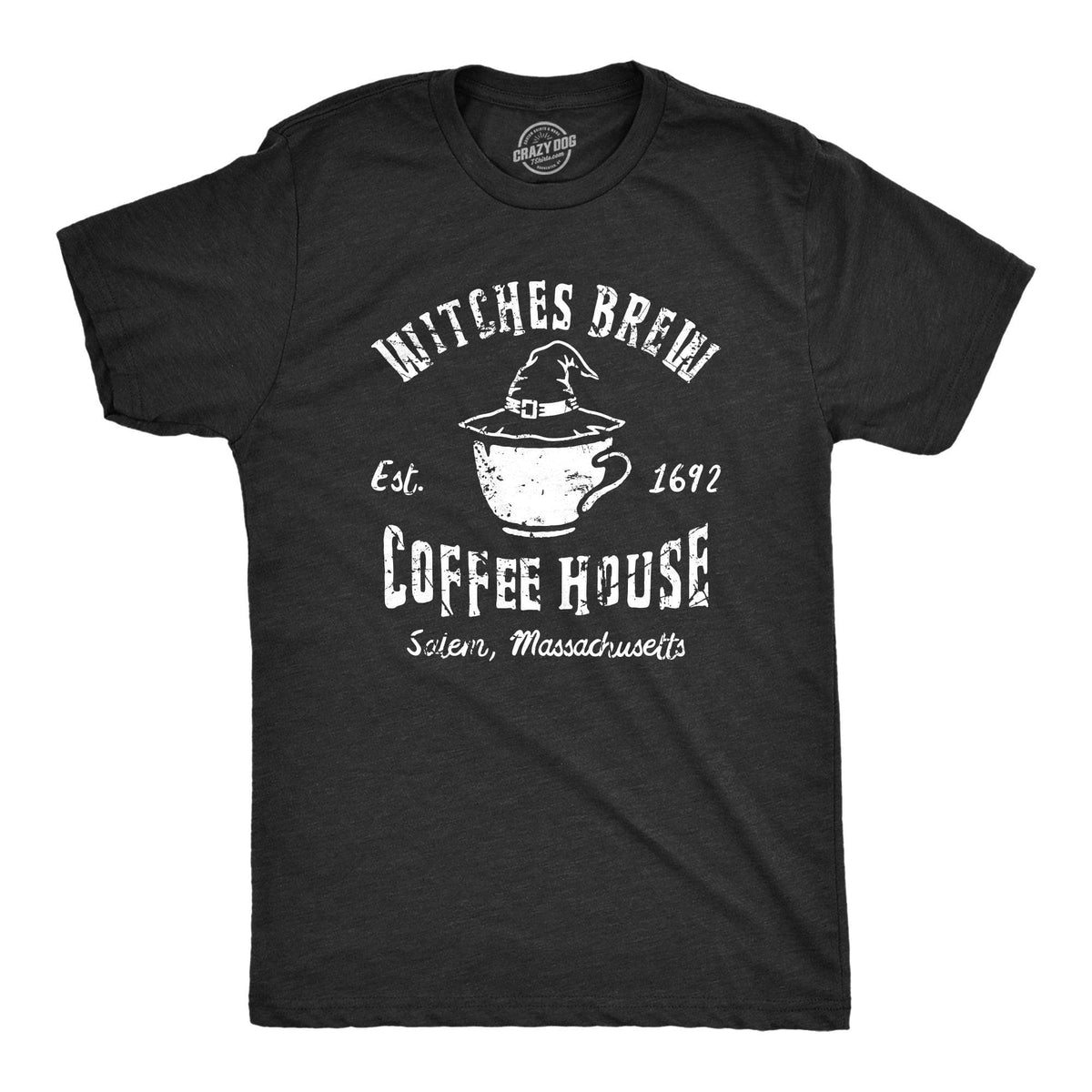 Witches Brew Coffee House Men&#39;s Tshirt  -  Crazy Dog T-Shirts