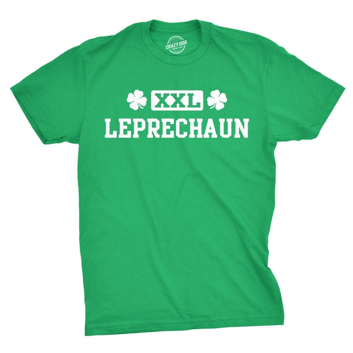 XXL Leprechaun Men&#39;s Tshirt  -  Crazy Dog T-Shirts