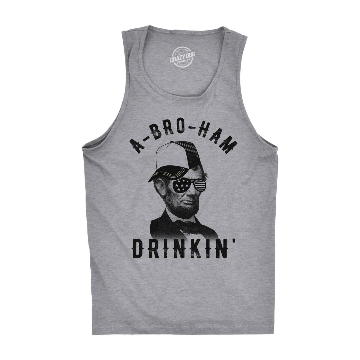 A-Bro-Ham Drinkin Men&#39;s Tank Top - Crazy Dog T-Shirts