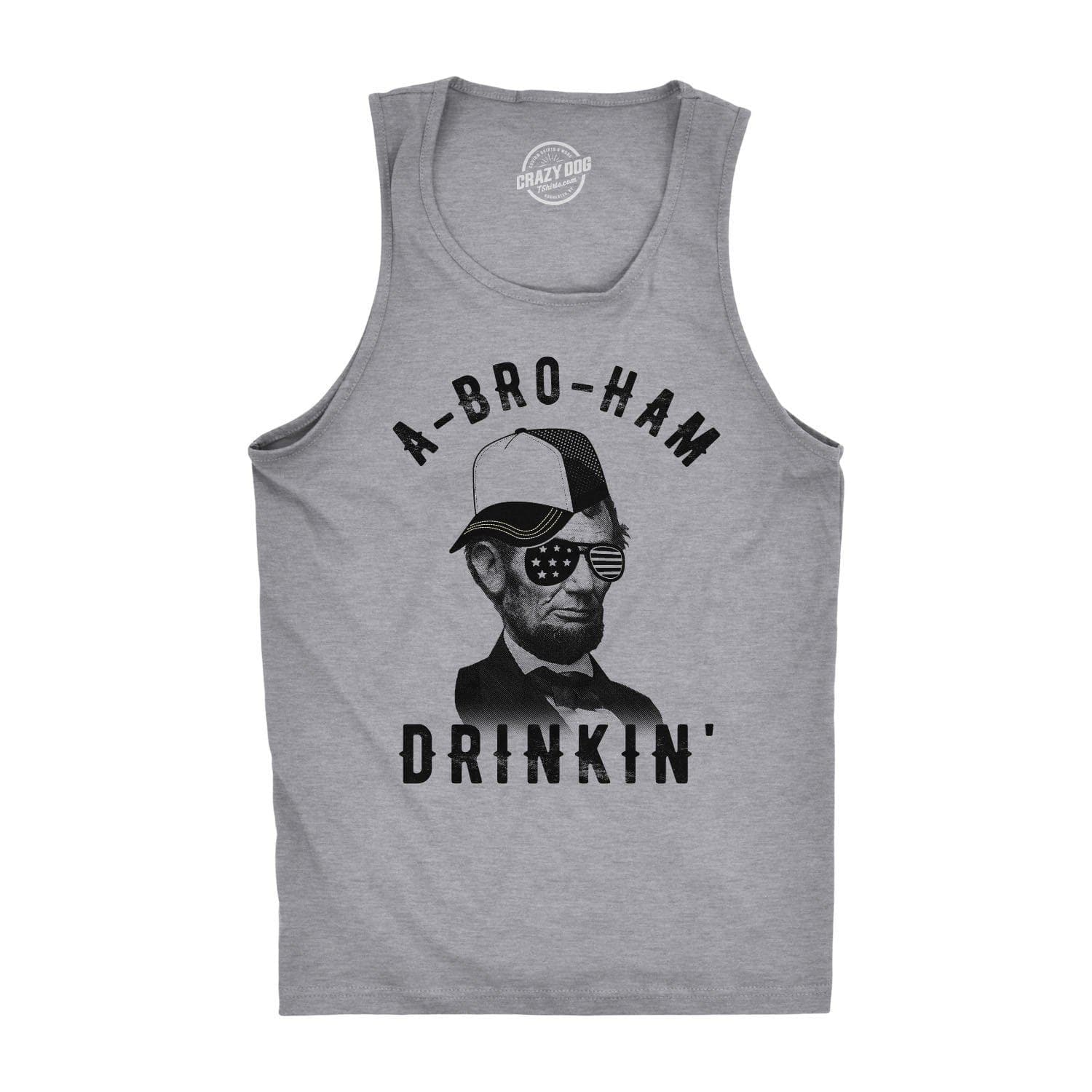 A-Bro-Ham Drinkin Men's Tank Top - Crazy Dog T-Shirts
