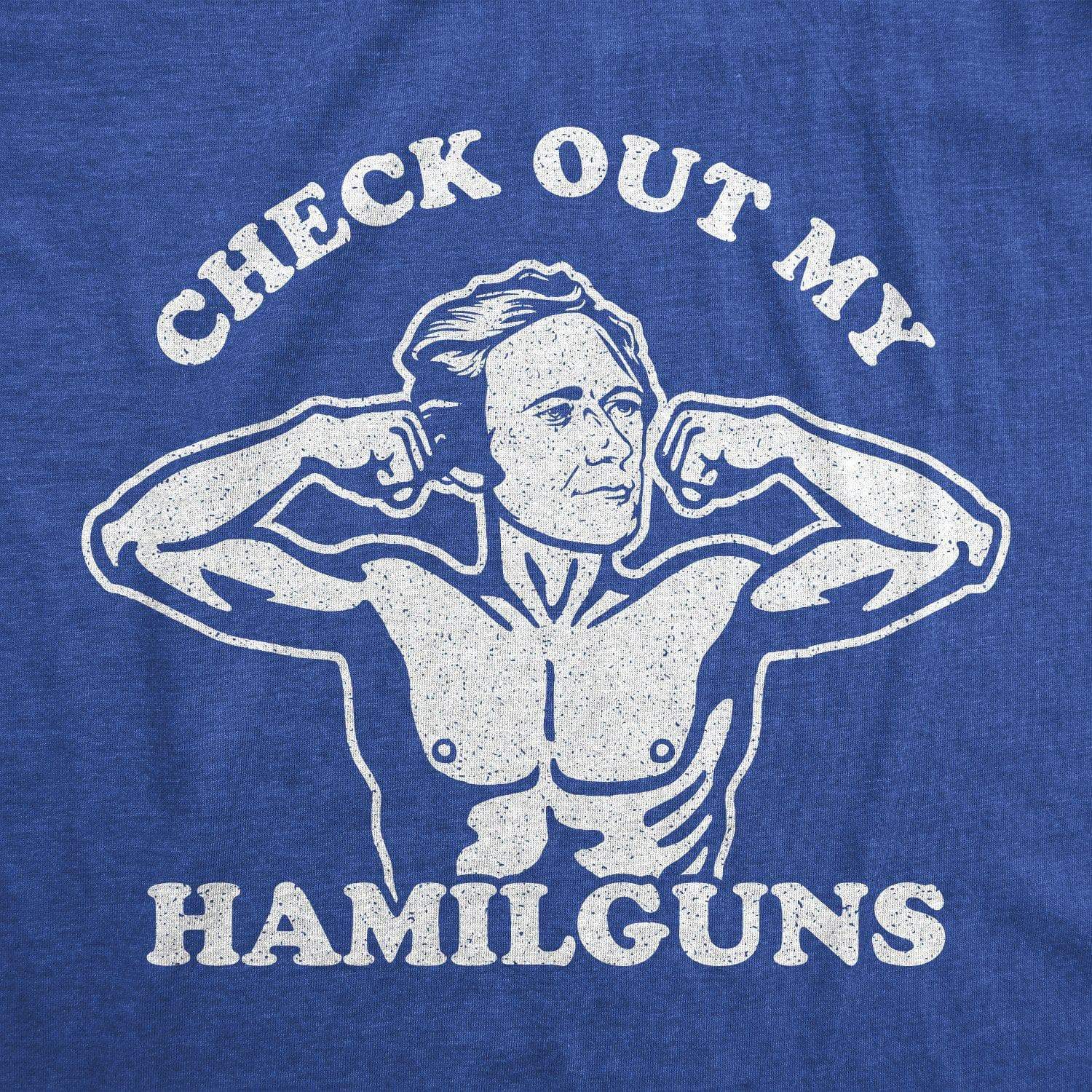 Check Out My Hamilguns Men's Tank Top - Crazy Dog T-Shirts