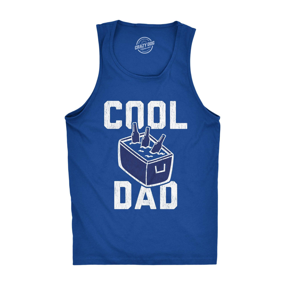 Cool Dad Men&#39;s Tank Top  -  Crazy Dog T-Shirts