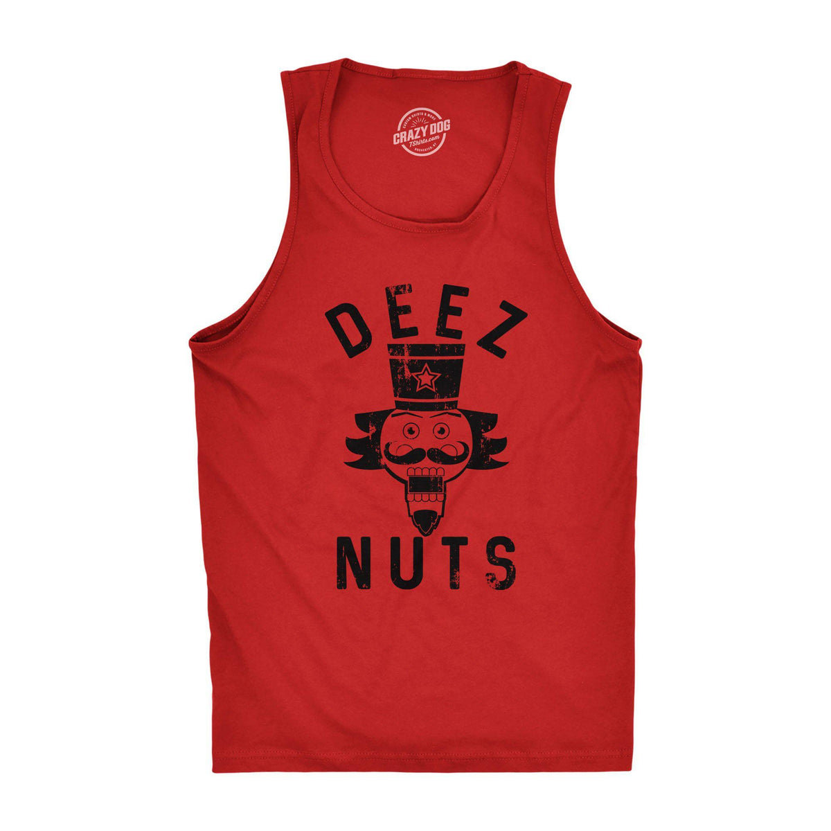 Deez Nuts Men&#39;s Tank Top - Crazy Dog T-Shirts