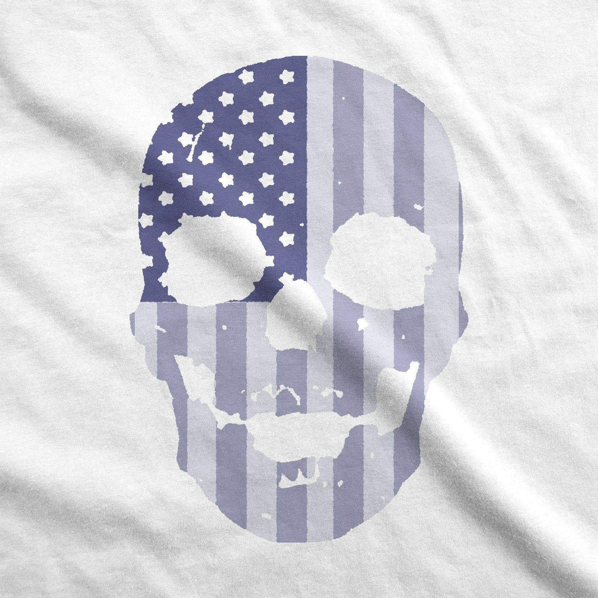 Flag Skull Men&#39;s Tank Top  -  Crazy Dog T-Shirts