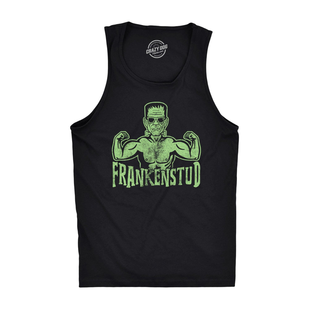 Frankenstud Men&#39;s Tank Top - Crazy Dog T-Shirts