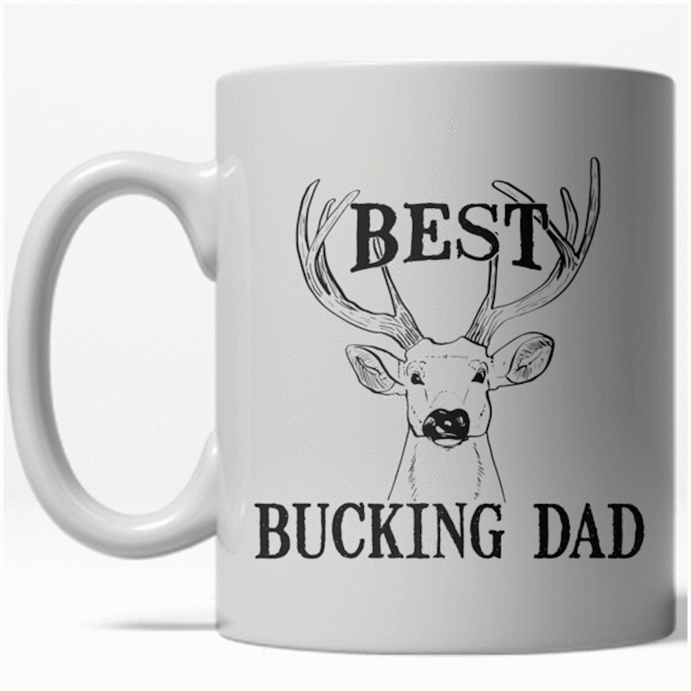Best Bucking Dad Mug  -  Crazy Dog T-Shirts