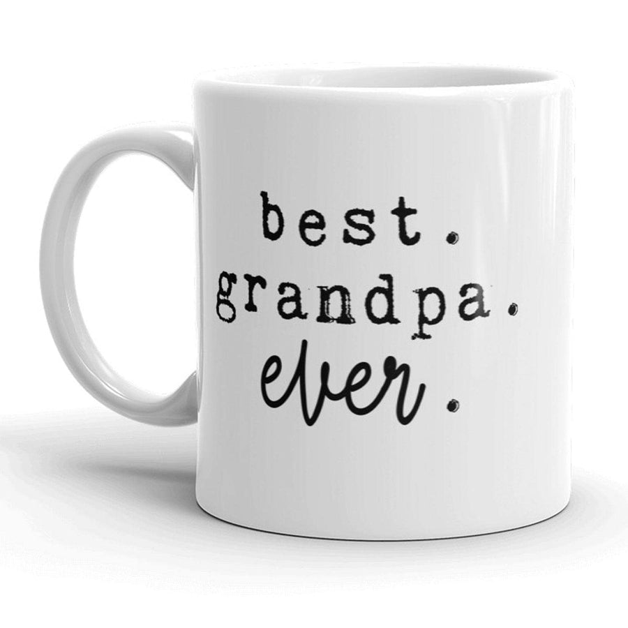 Best Grandpa Ever Mug  -  Crazy Dog T-Shirts