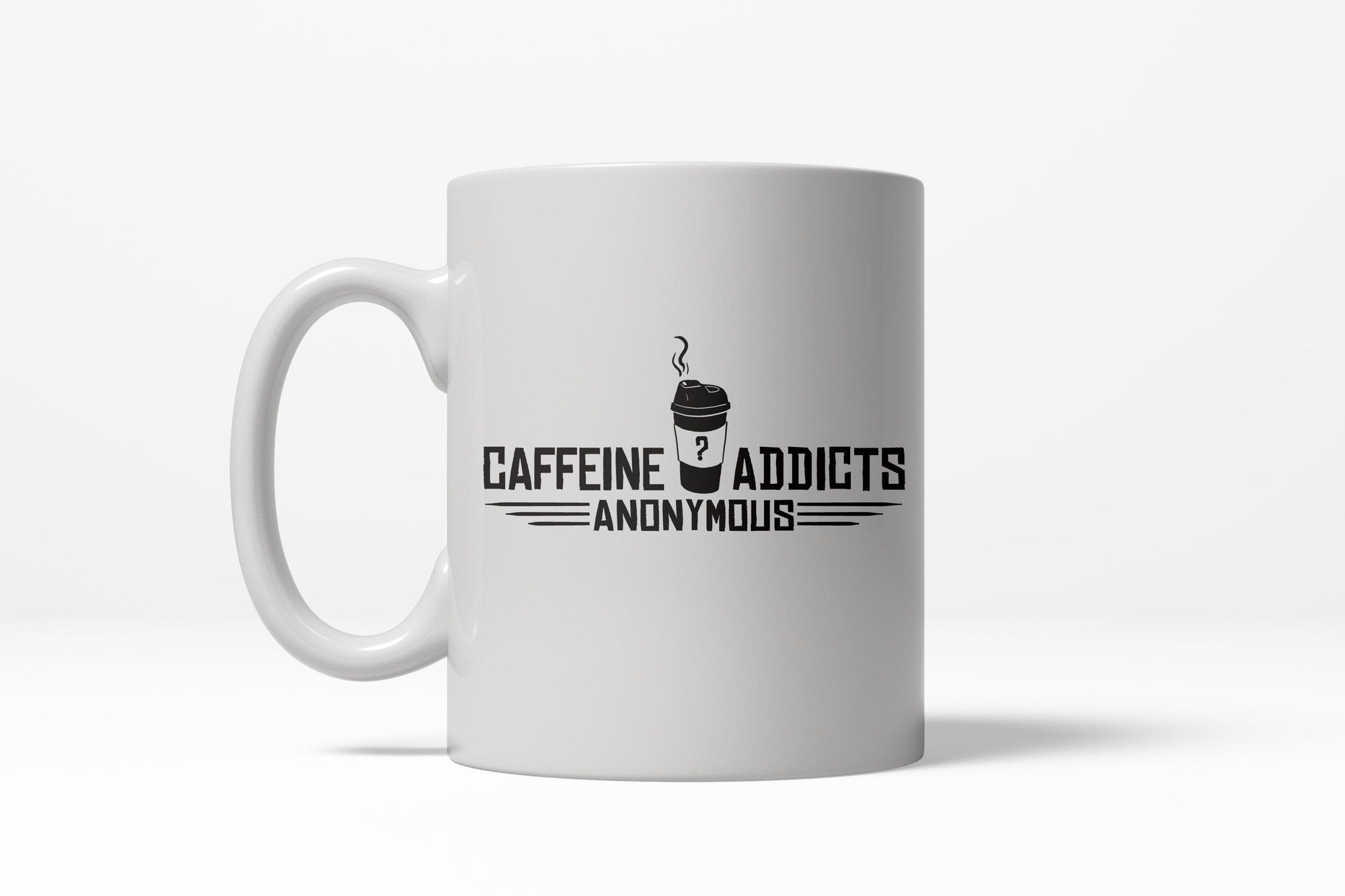 Caffeine Addicts Anonymous Mug - Crazy Dog T-Shirts