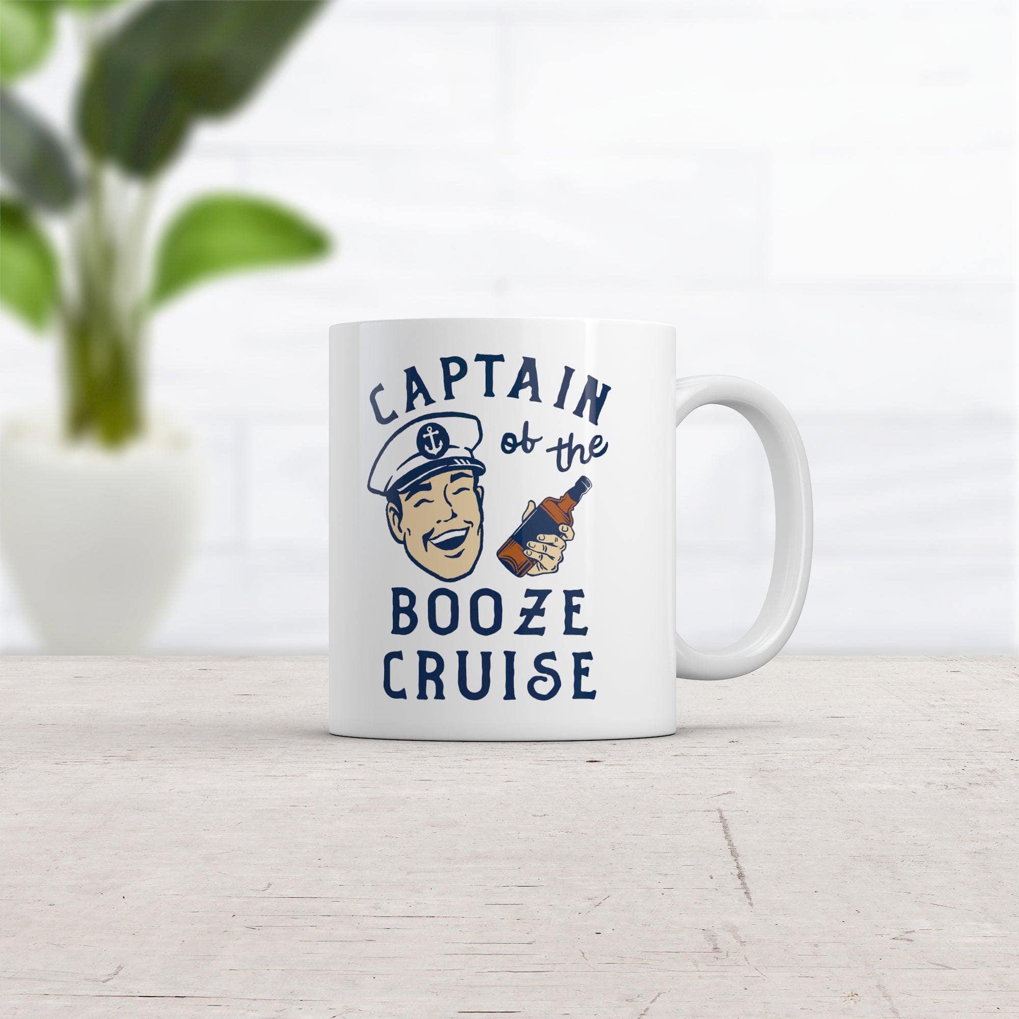 Captain Of The Booze Cruise Mug  -  Crazy Dog T-Shirts