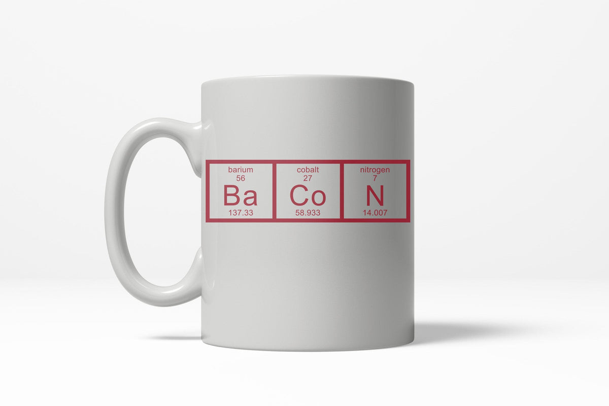 Chemistry Of Bacon Mug - Crazy Dog T-Shirts