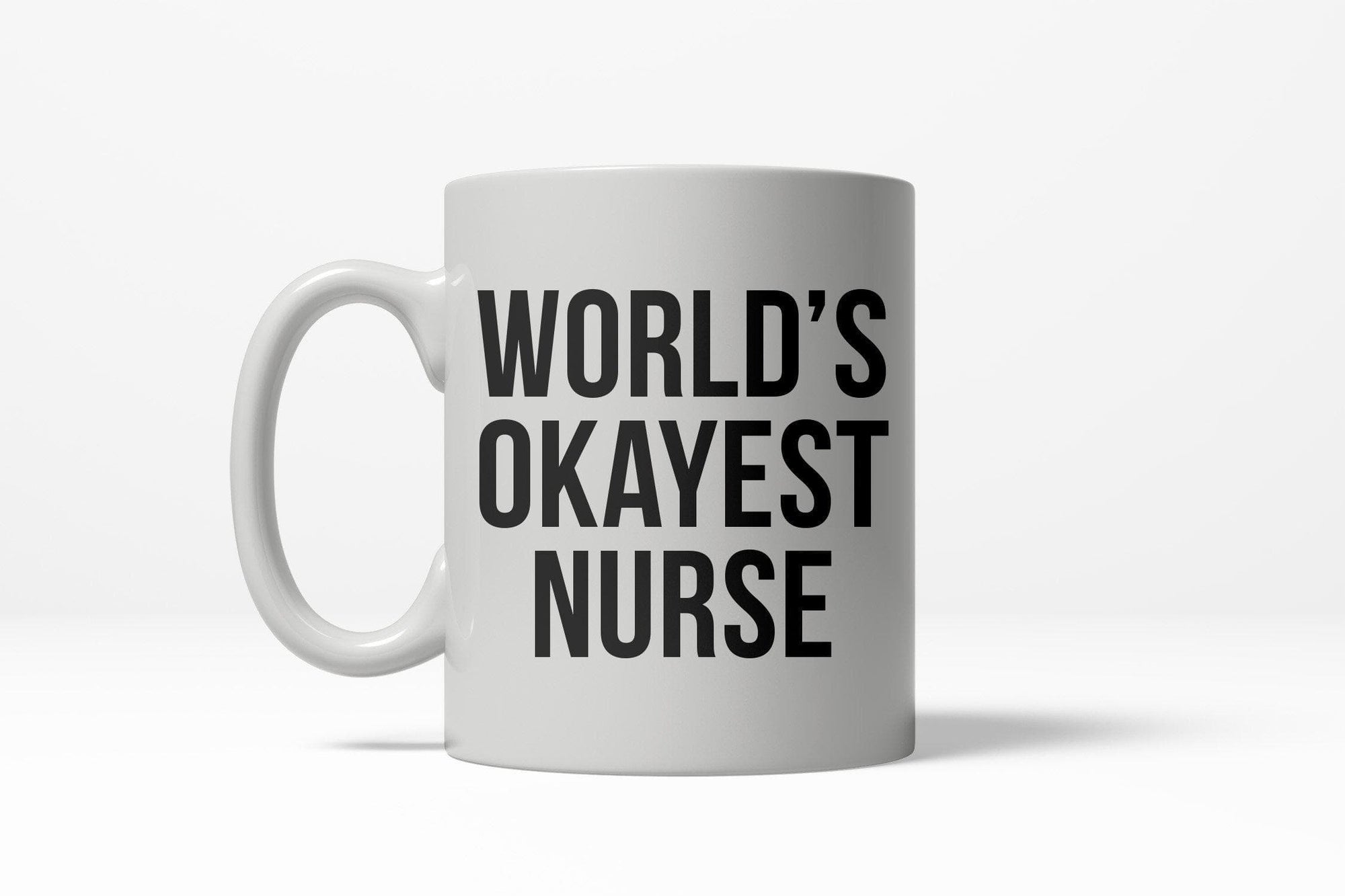 Coronavirus World's Okayest Nurse Quarantine COVID-19 Mug - Crazy Dog T-Shirts