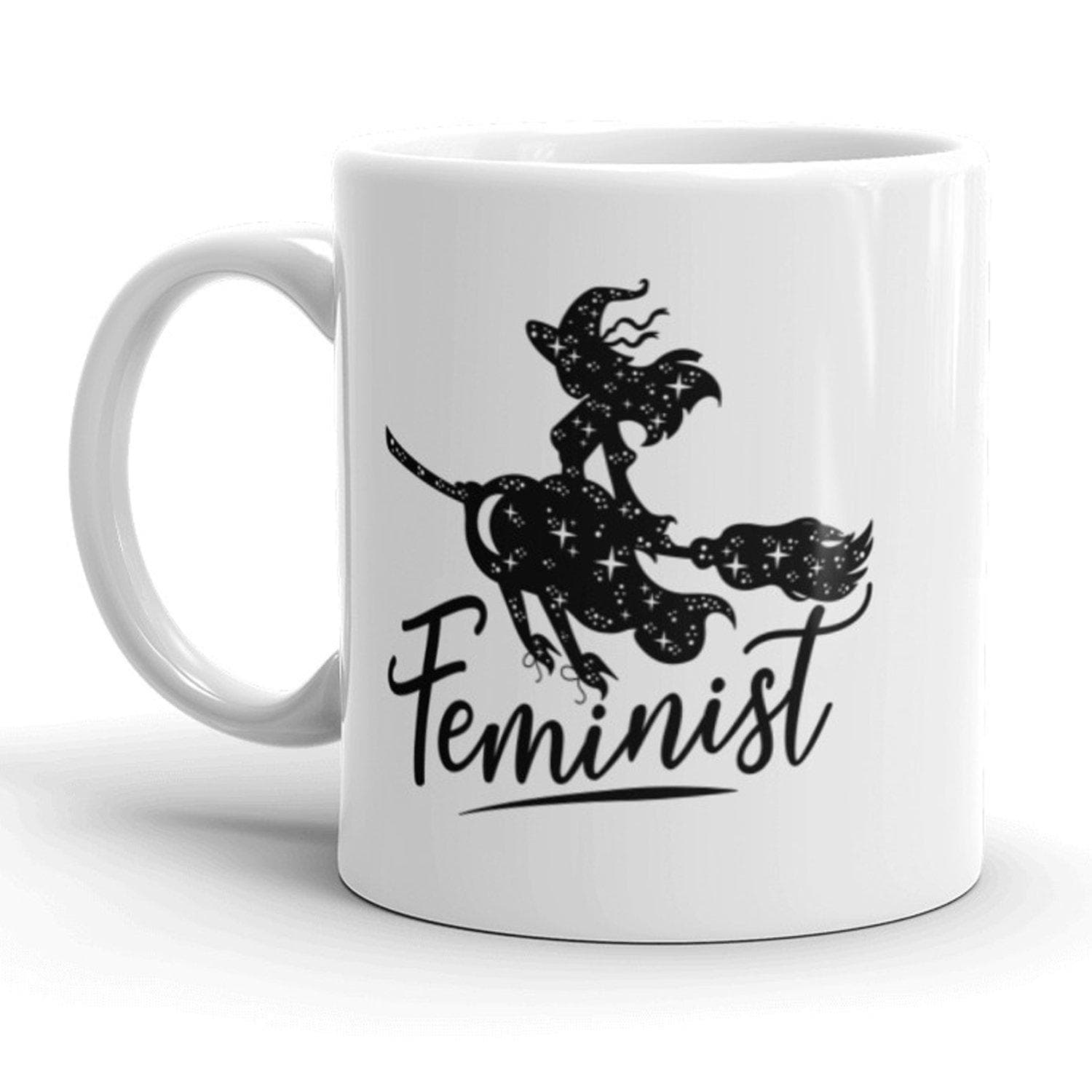Feminist Witch Mug - Crazy Dog T-Shirts