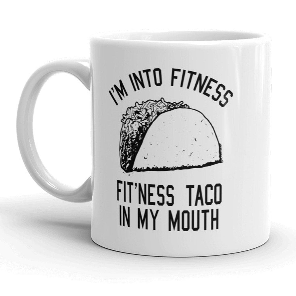 Fitness Taco Mug - Crazy Dog T-Shirts