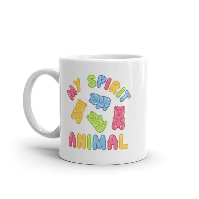 Gummy Bear Spirit Animal Mug Funny Candy Graphic Novelty Coffee Cup-11oz  -  Crazy Dog T-Shirts